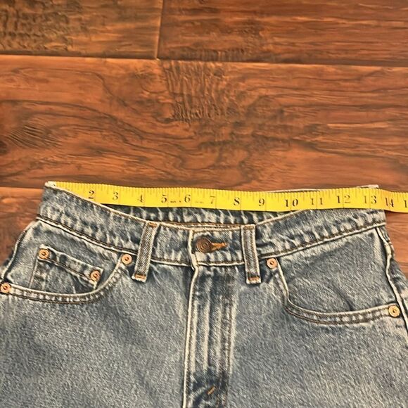 Vintage Levi’s 511 Blue Distressed Denim Jeans - Picture 5 of 11